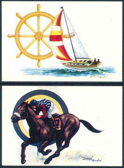 South Africa 1983 "Sport Activities" set of (4) x Unserviced Maxicards