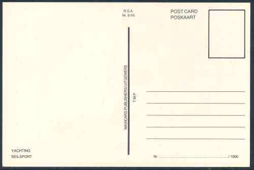 South Africa 1983 "Sport Activities" set of (4) x Unserviced Maxicards