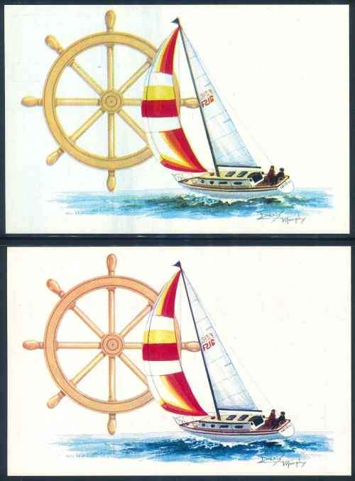 South Africa 1983 "Sport Activities - Yachting" Unserviced Maxicard with Colour Variety