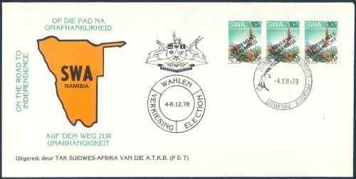 SWA 1978 "On the Road to Independence" illustrated Commemorative Covers x (2)
