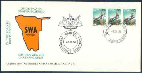 SWA 1978 "On the Road to Independence" illustrated Commemorative Covers x (2)