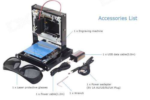 NEJE 500mW DIY Laser Box  Laser Engraving Machine