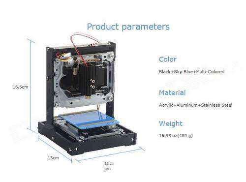 NEJE 500mW DIY Laser Box  Laser Engraving Machine