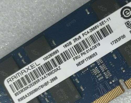 16gb DDR4 Ram PC4-2666