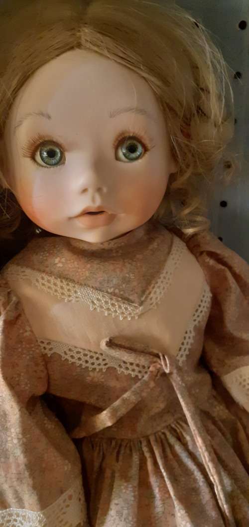 Absolutely Beautiful Large Porcelain doll (Byron Molds)