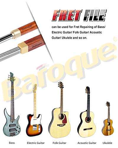 BAROQUE FRET CROWNING FILES DIAMOND, GUITAR FRET CROWN DRESSING FILE, FRET REPAIRING TOOLS
