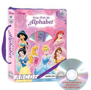 9781590696187 Disney Princesses: Write-with-me Alphabet (Learn-Aloud Book)