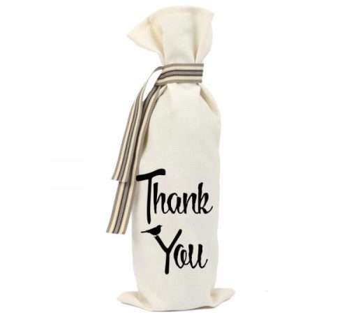 Wine Bottle Bag - Thank You