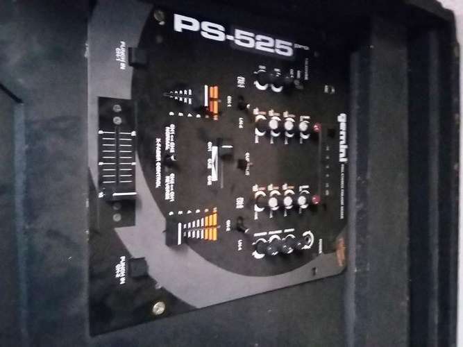 Mobile Disco Setup - Gemini mixer & strong custom amp & speakers