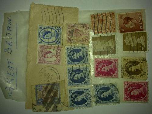 Assorted Great Britain Stamps in Envelope