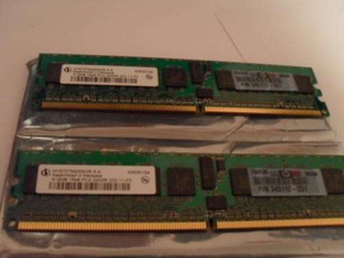 HP 512MB 1RX8 PC2-3200R-333-11-FO ECC MEMORY