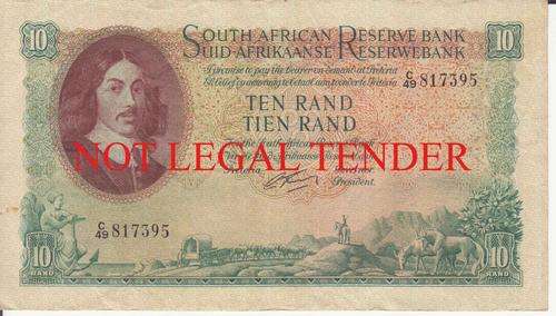 G RISSIK TEN RAND IN A-UNC