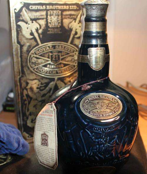 Royal Salute 21 Year Chivas Regal Whiskey