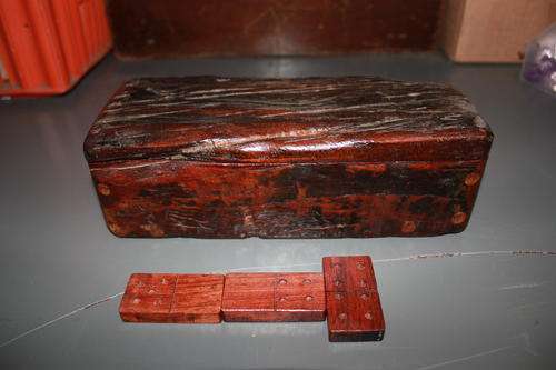 Hand made wood Domino Set