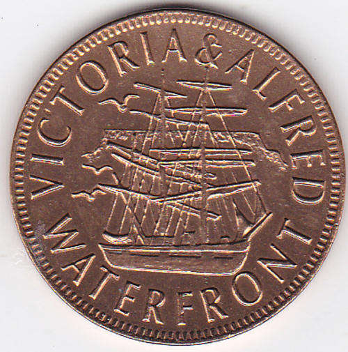 VICTORIA & ALFRED WATERFRONT  TOKEN AS PER SCAN