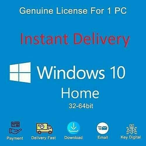 Windows 10 Home 32/64 BIT Licence Activation Code Key + Download Link