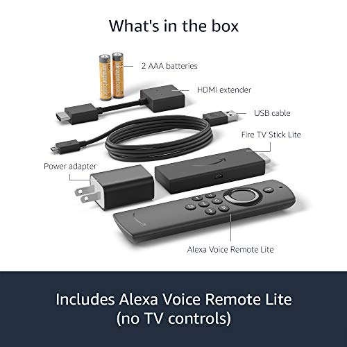 Amazon Fire Tv Stick Lite With Alexa Voice Remote Lite (2020 Release) - Streaming Device - In Stock