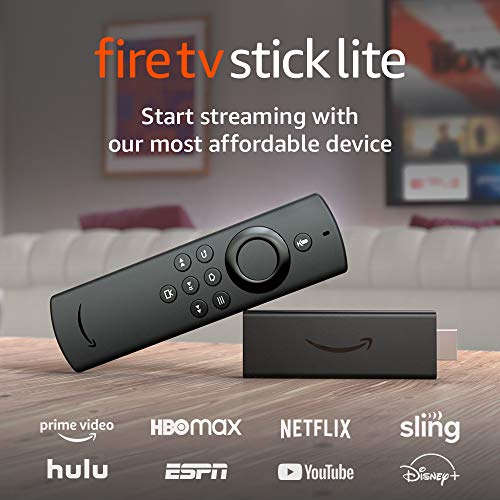Amazon Fire Tv Stick Lite With Alexa Voice Remote Lite (2020 Release) - Streaming Device - In Stock