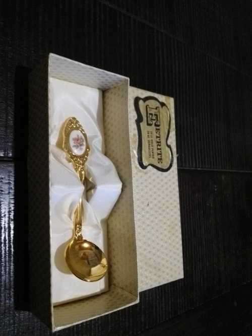 Eetrite 24 Carat Gold Plated Sugar Spoon