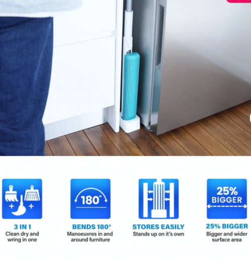 Kleva® 3-in-1 Super Dry Mop