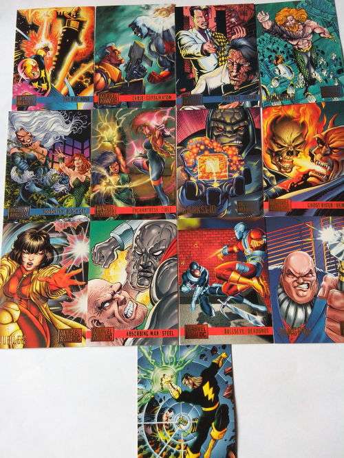 LOT of 10 DC vs MARVEL cards (HAVE A LOOK)