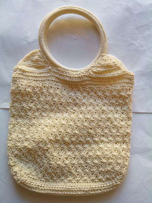 Crochet Handbag (White)