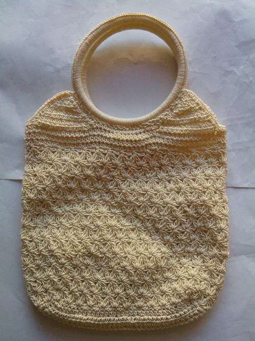 Crochet Handbag (White)