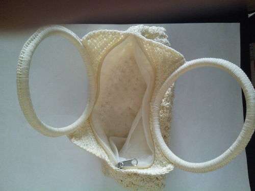 Crochet Handbag (White)
