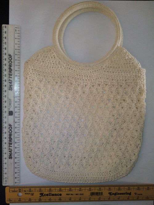 Crochet Handbag (White)