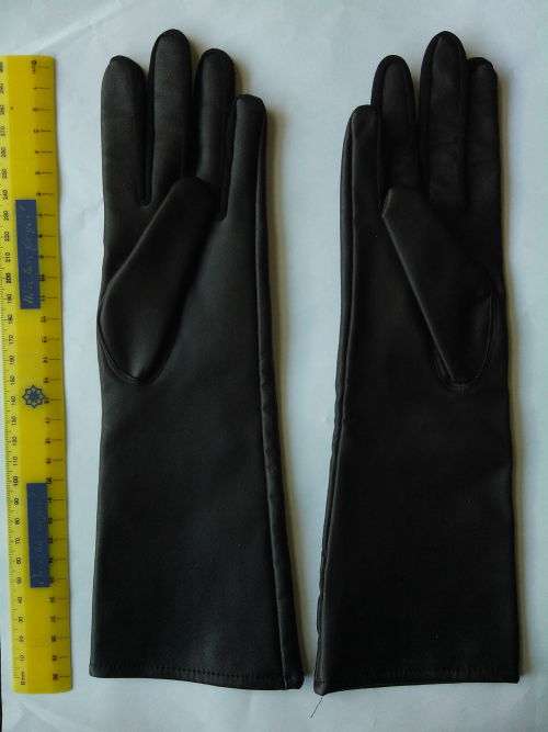 Ladies Long Black Gloves