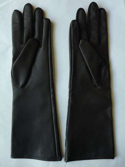 Ladies Long Black Gloves