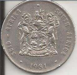 South African R1 **ONE RAND** Coin (1981)