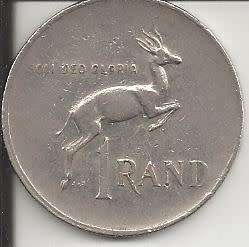 South African R1 **ONE RAND** Coin (1981)