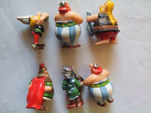 Nice set of Asterix and Obelix Figurines (Set of 6, 03-04cm)