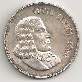 South African R1 **ONE RAND** Coin (1966)