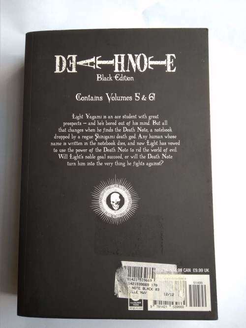 Deathnote Black edition No. 2 and 3