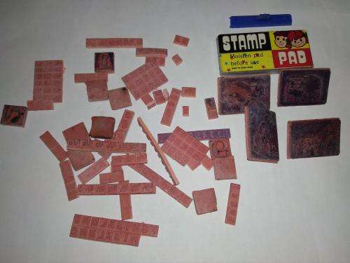 Vintage Mini / Small Kids stamps