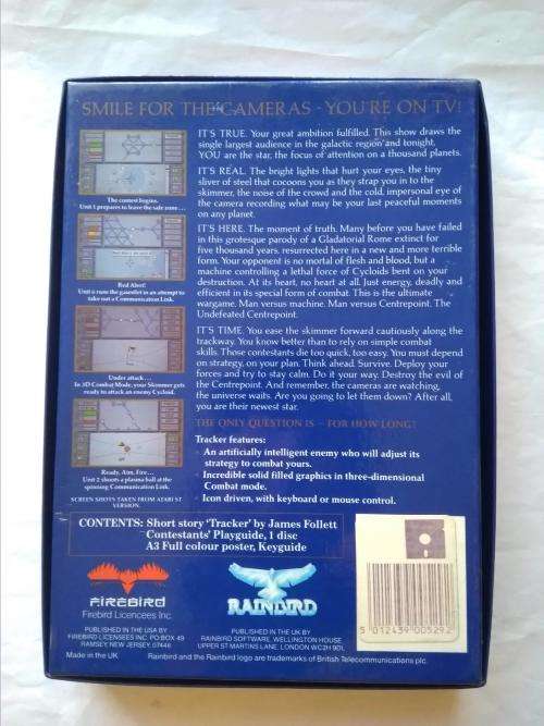 ORIGINAL TRACKER RAINBIRD (IBM PC) 1987