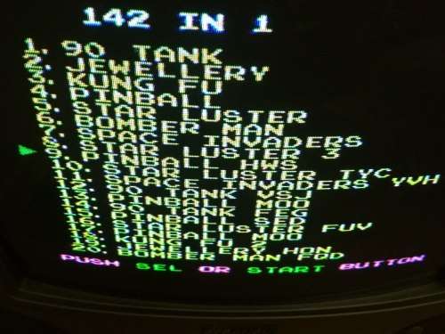 8-Bit/8 Bit TV Game Cartridge (8) - 7 Games in 1