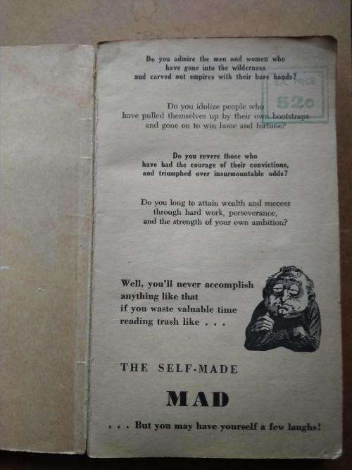 Vintage The Self-Made MAD book