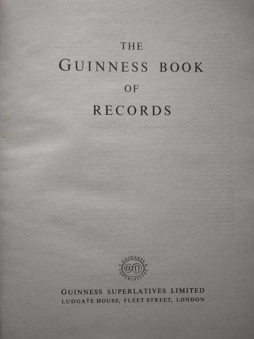 The Guiness book of records (1955) Hardcover  January 1, 1955