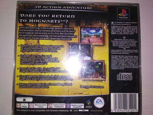 Harry Potter and the Chamber of Secrets Sony Playstation 1 PS1 Game