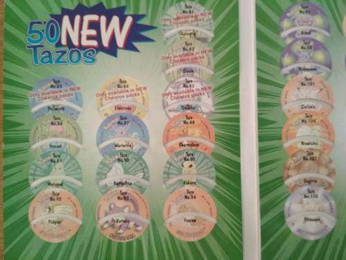 Pokemon Tazos 3 - Collector`s Album