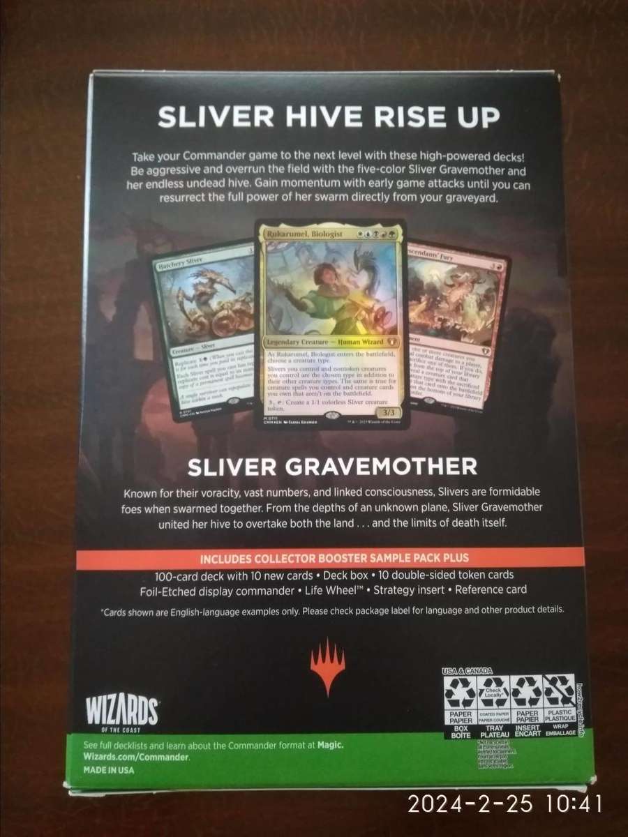 Magic The Gathering: Commander Masters | Commander Deck | Sliver Swarm