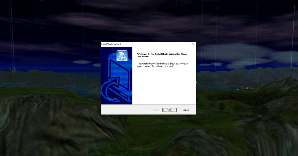 Black & White 1 PC Game Jewel Case