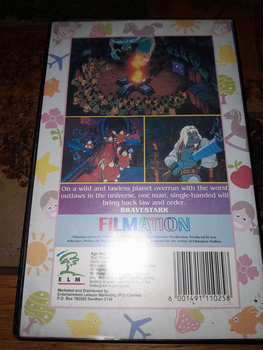 Bravestarr The Legend VHS - Tested and Working