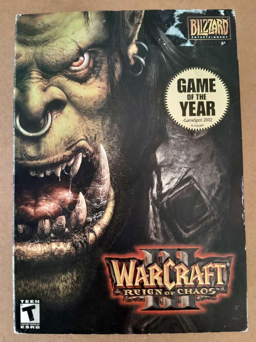 Boxed Warcraft 3 Reign of Chaos PC Game With Booklet