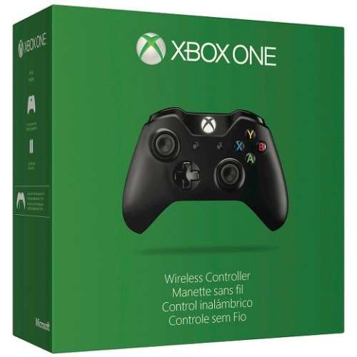 Xbox One in box with a newer controller.
