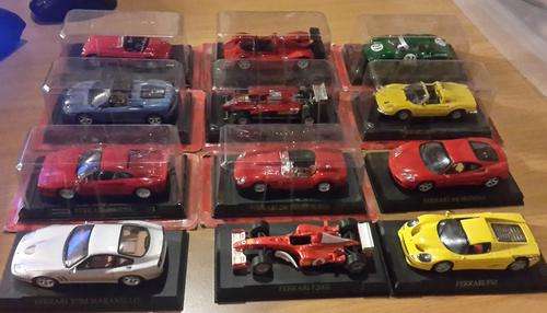 12 FERRARI COLLECTION 1:43 COLLECTIBLE CARS