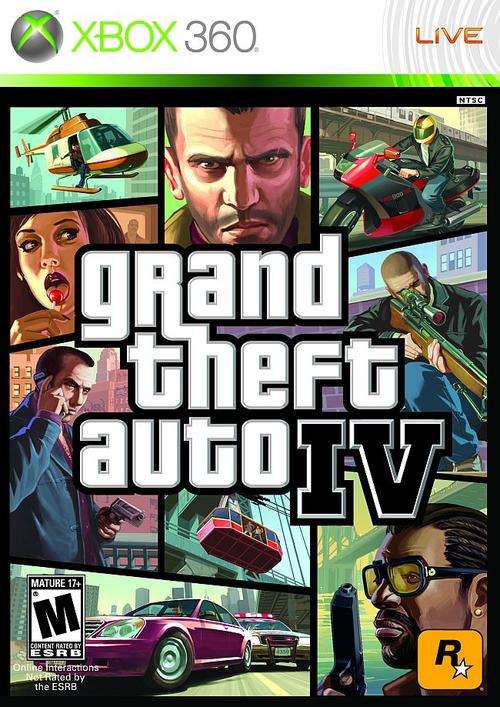 XBOX 360 GRAND THEFT AUTO IV